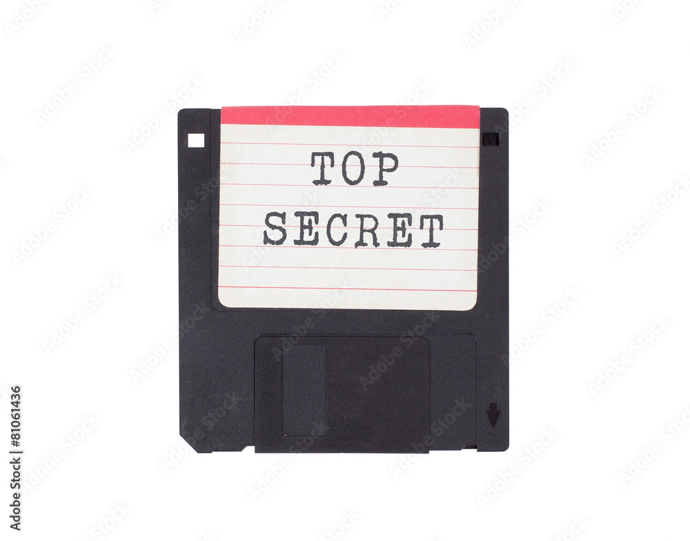Fototapeta premium Floppy disk, data storage support