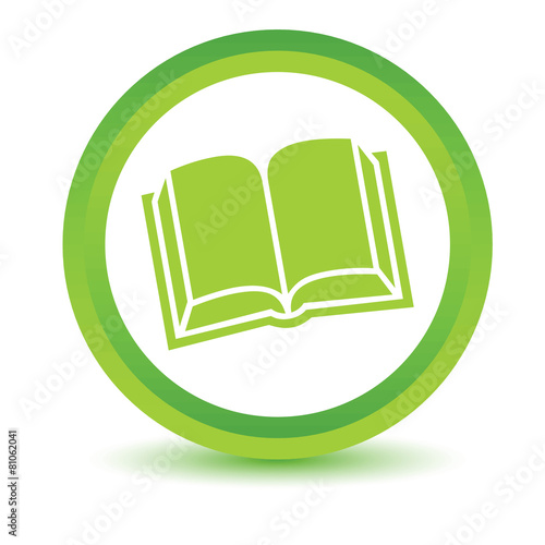 Green book icon