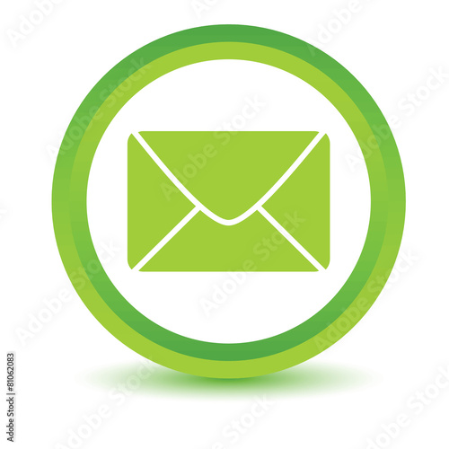 Green mail icon