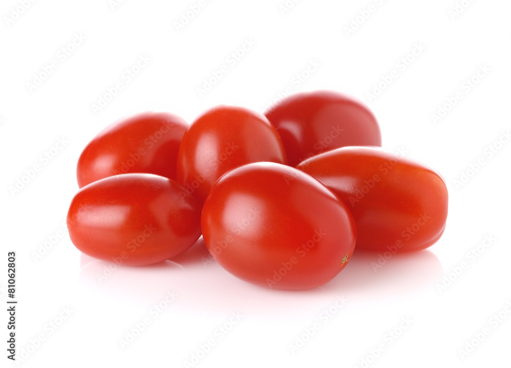 cherry tomatoes isolated on white background. cherry tomatoes isolated on white background.