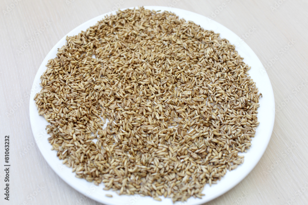 Plate with wheat Plate with wheat