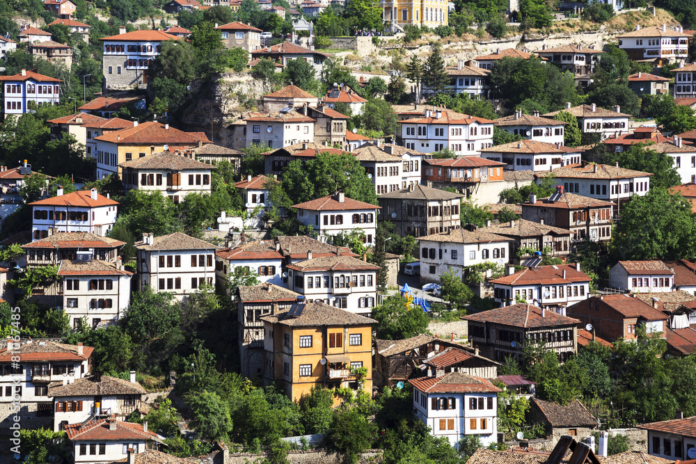 Fototapeta premium Old Ottoman houses in Safranbolu, Karabuk, Turkey