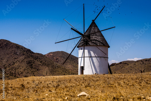 Windmühle in Spanien