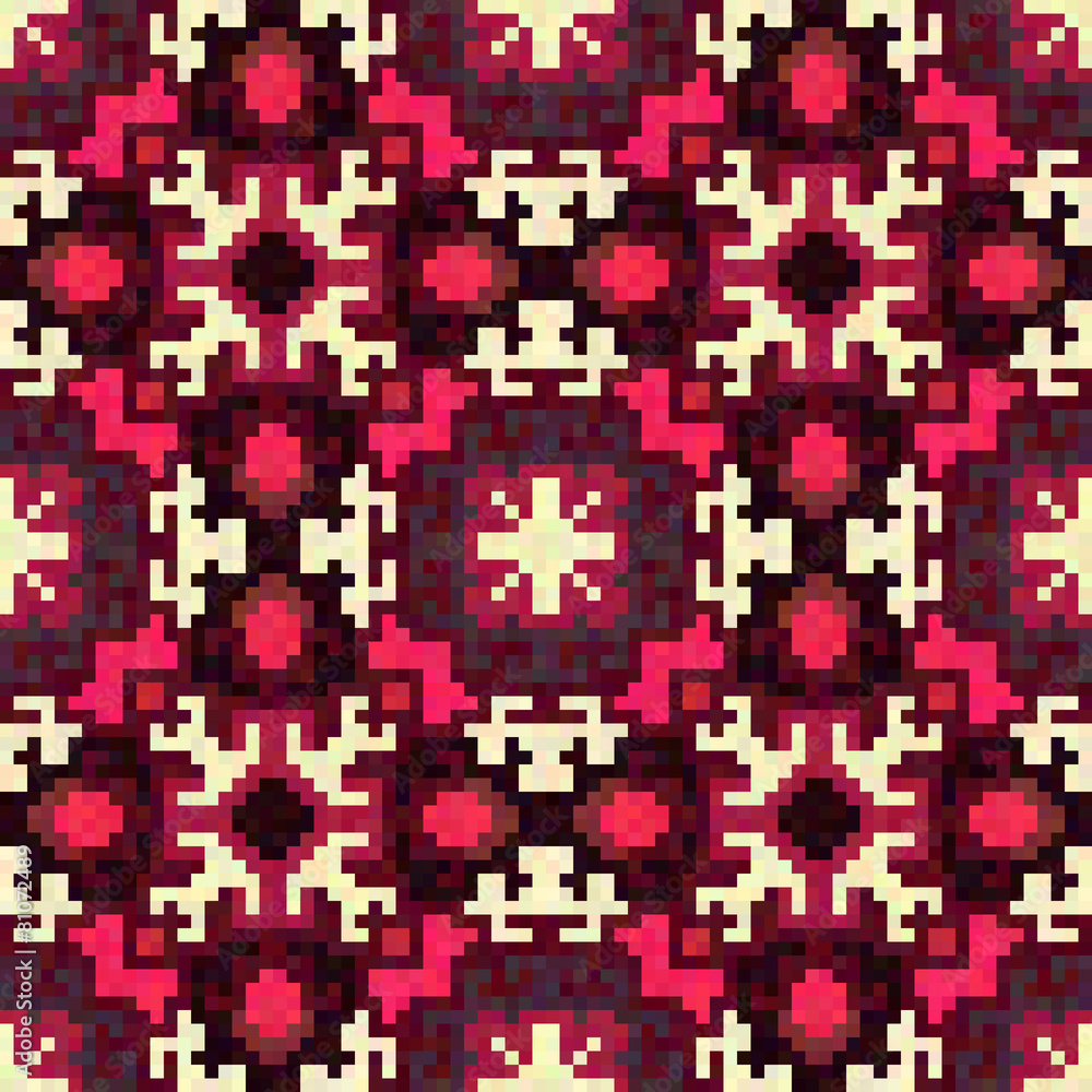 Fototapeta premium Seamless retro carpet