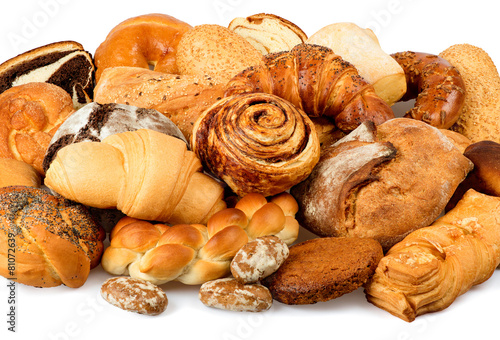 beautiful breads closeup