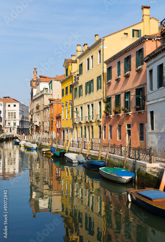 Colourful buildings in Venice © mikecleggphoto