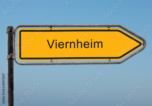 Strassenschild 35 - Viernheim photo