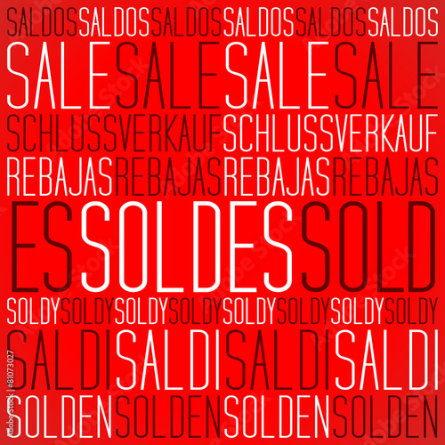 Soldes, Saldi, Sale, Schlussverkauf, Rebajes,..