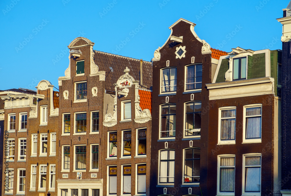 Fototapeta premium Amsterdam buildings