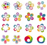Flower. Abstract Logo design