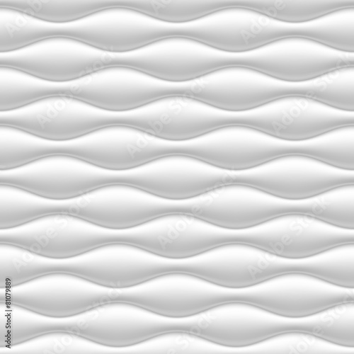 White seamless wavy background