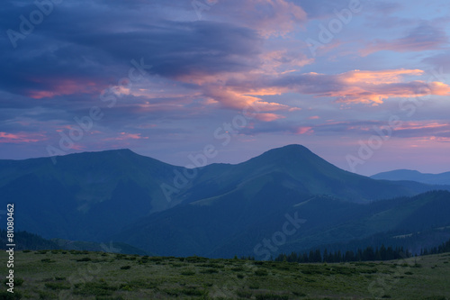Sunset in the mountains © Oleksandr Kotenko