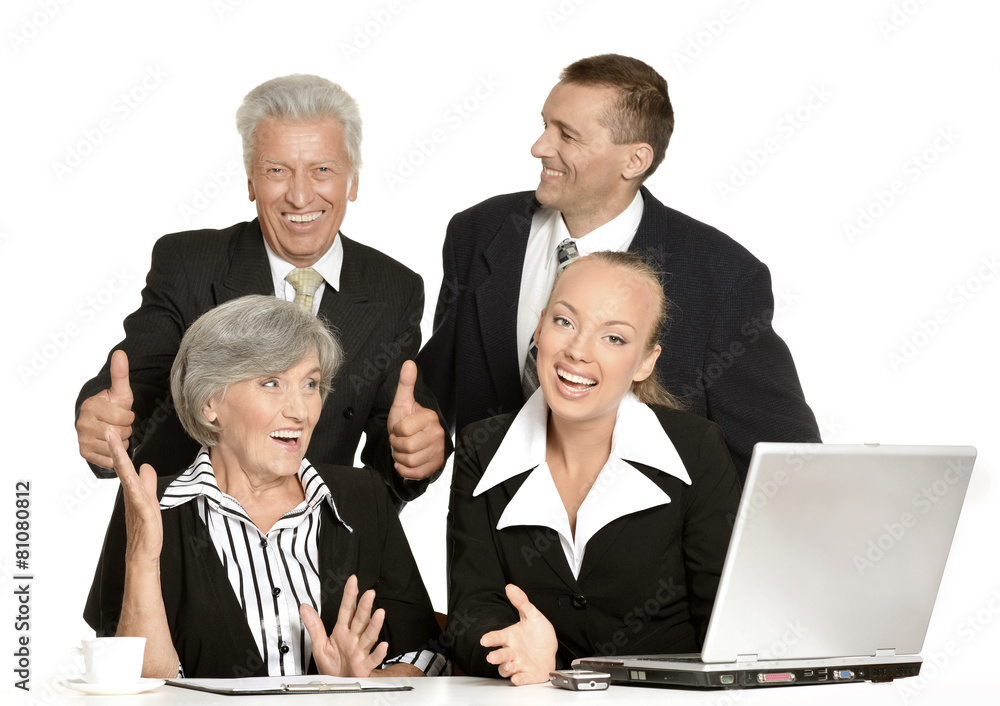  happy business people 