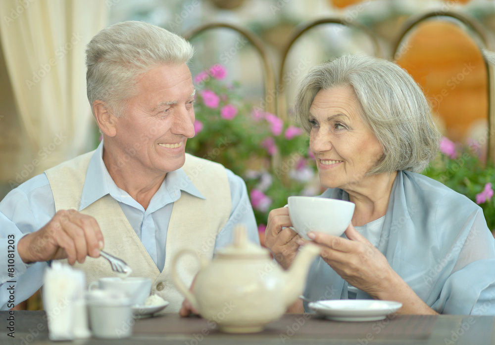 Cute old couple Cute old couple
