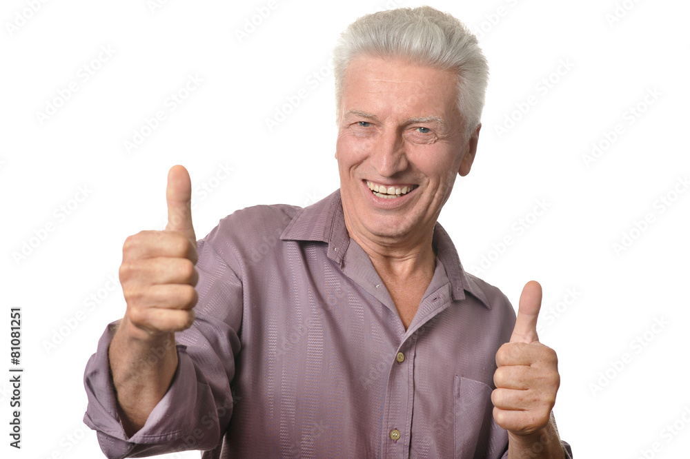 man showing thumbs up man showing thumbs up