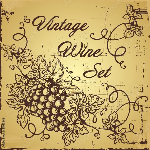 Vintage Wine Set