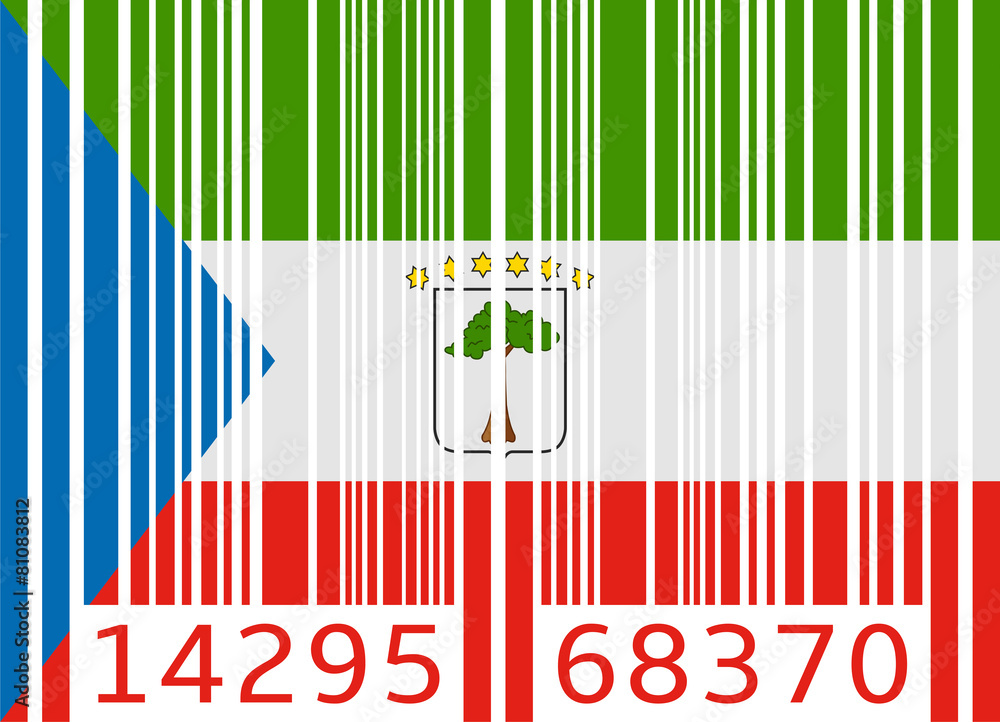 bar code flag equatorial guinea bar code flag equatorial guinea