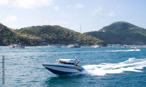 Passenger Speed boat to Koh larn Island, Pattaya, Thailand