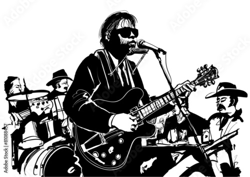 Blues and country jazz gitarist