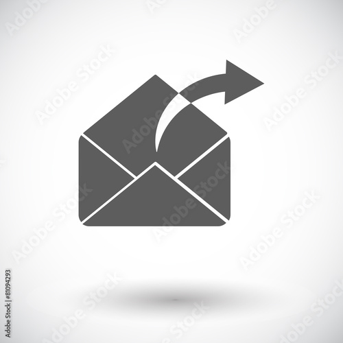 Envelope flat icon.