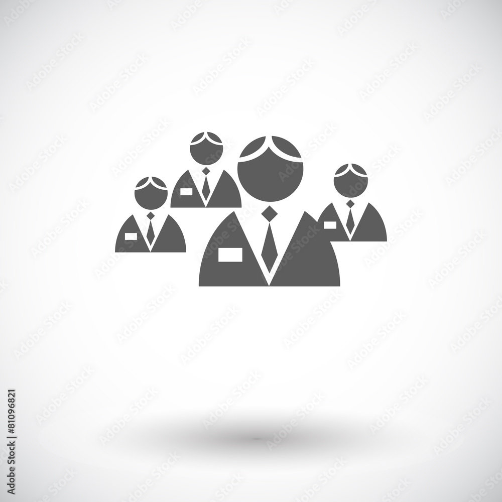 Network flat icon. Network flat icon.