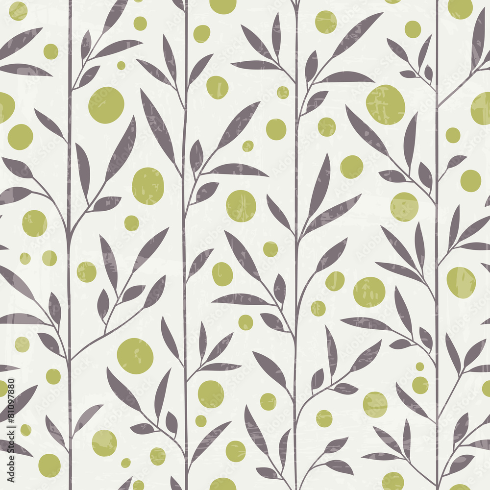 Elegant floral seamless pattern