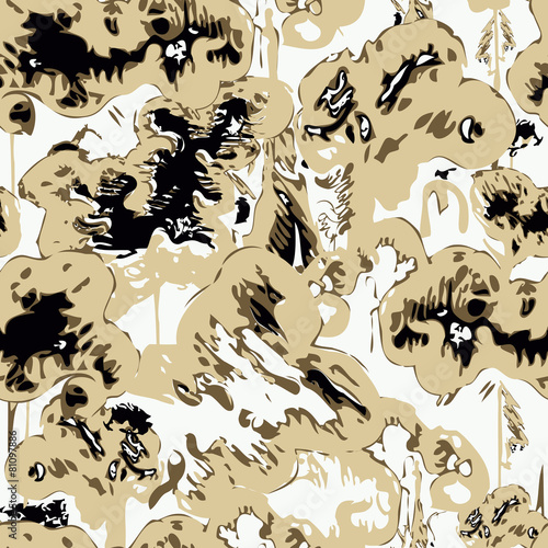Obraz na płótnie Abstract seamless pattern w salonie