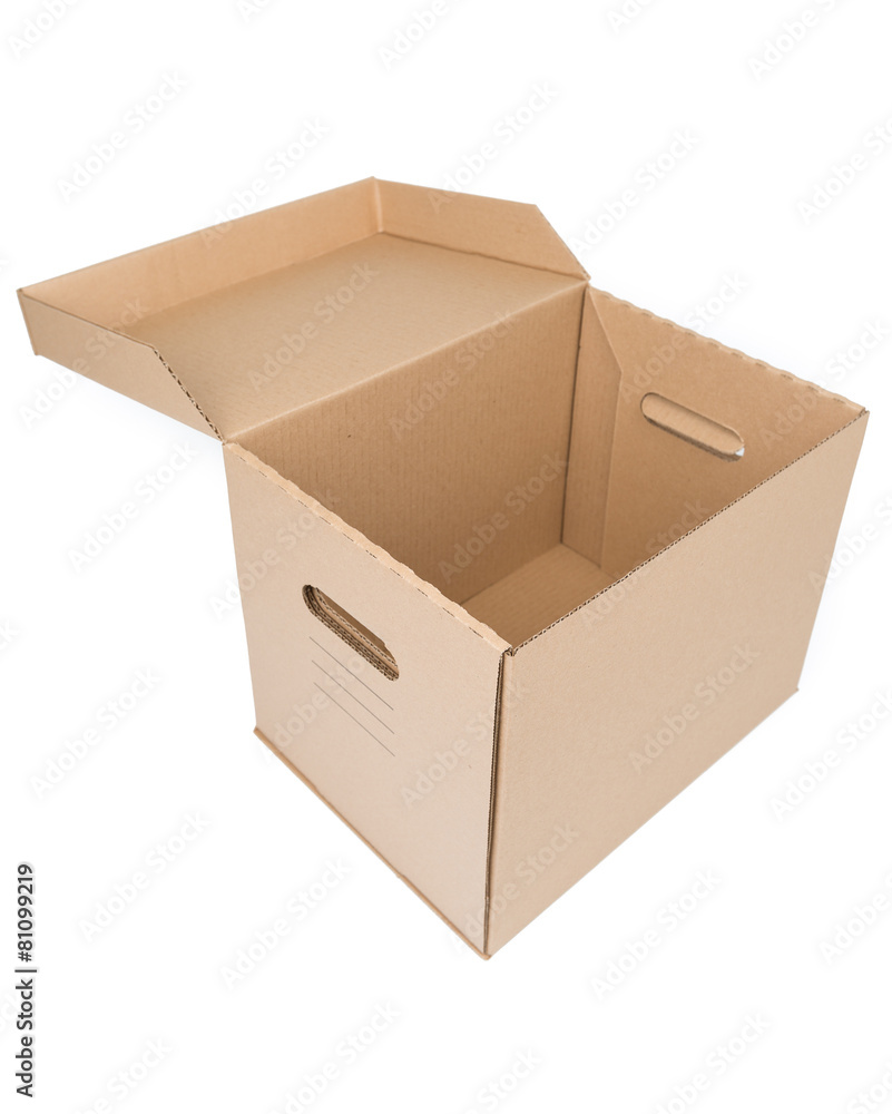 Brown Carton Box Isolated on white Brown Carton Box Isolated on white