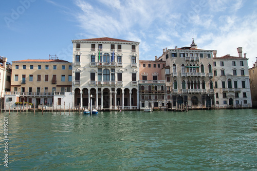 Venise : façades sur le grand canal