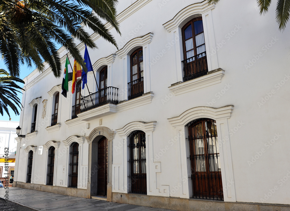 Fototapeta premium Ayuntamiento, Fuente de Cantos, Badajoz, España
