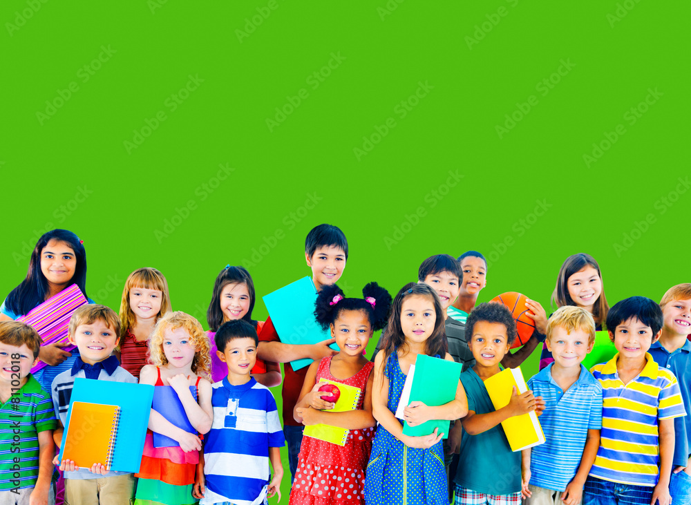 Children Cheerful Studying Education knowledge Concept Children Cheerful Studying Education knowledge Concept