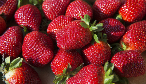 Fresh ripe strawberry