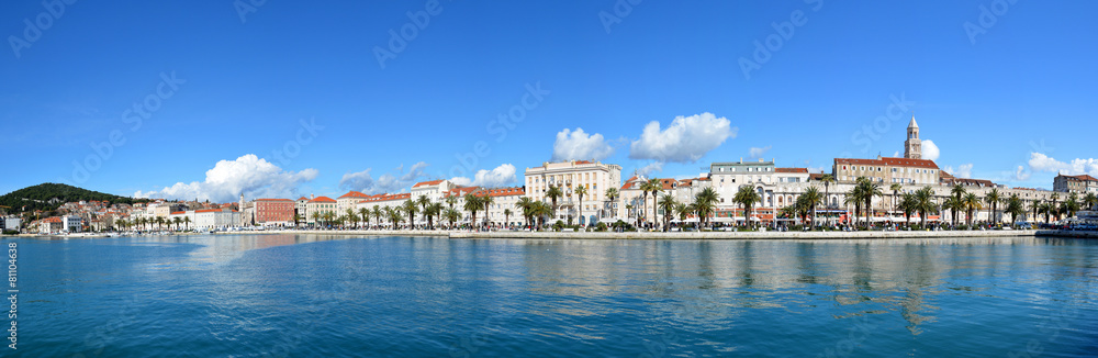 Fototapeta premium SPLIT CHORWACJA PANORAMA