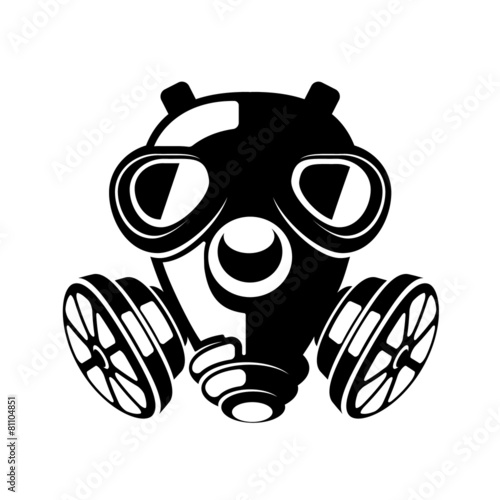 abstract gas mask