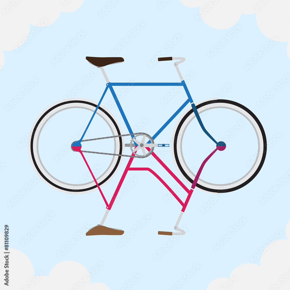 illustration bicycle