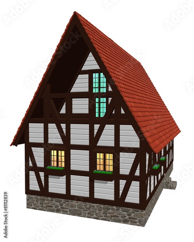 House in old German style photo