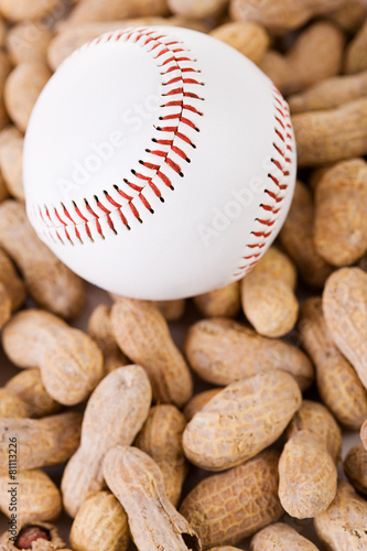 Baseball: Baseball and Peanut Snack