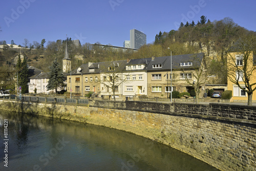 Luxembourg la ville basse (1009–2999) au bord de l'Alzette, le Luxembourg en Europe
