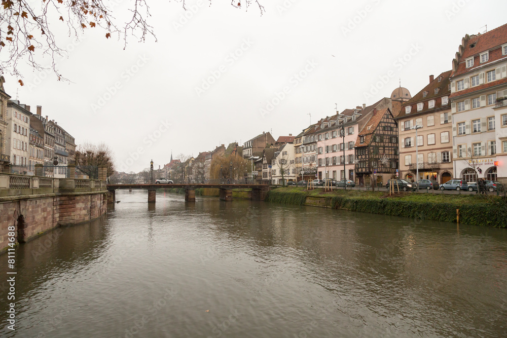 Fototapeta premium Canal à Strasbourg