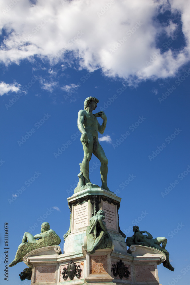 Firenze,piazzale Michelangelo,copia del David.