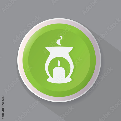 aroma lamp green button
