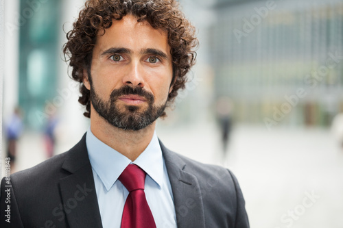 Handsome businessman portrait