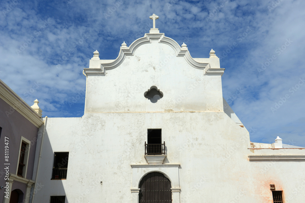 San José Church is a Spanish Gothic architecture, San Juan