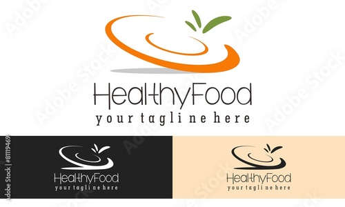 Healthy Food Logo Vector
