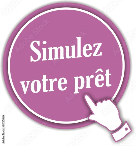 bouton simulez votre prêt