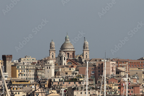 City and temple. Genoa, Italy photo