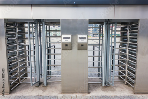 Photography Metal turnstile