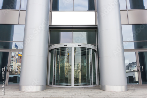 Entrance to the beautiful Office Building