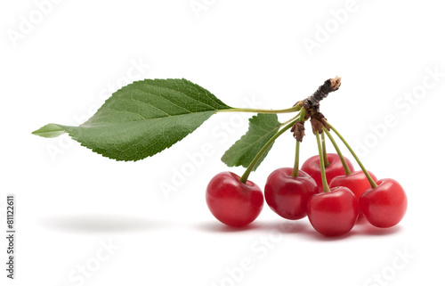 Tasty red  ripe cherry