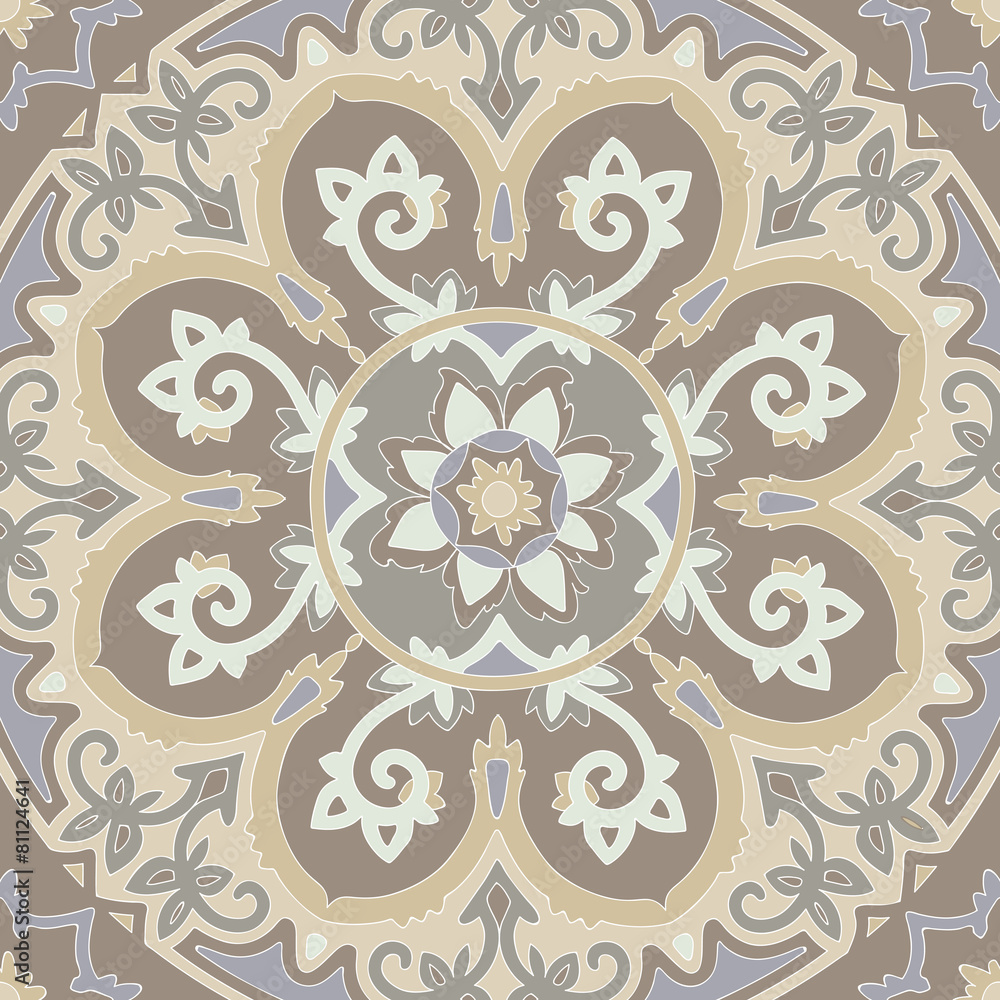 Ornamental seamless ethnicity pattern